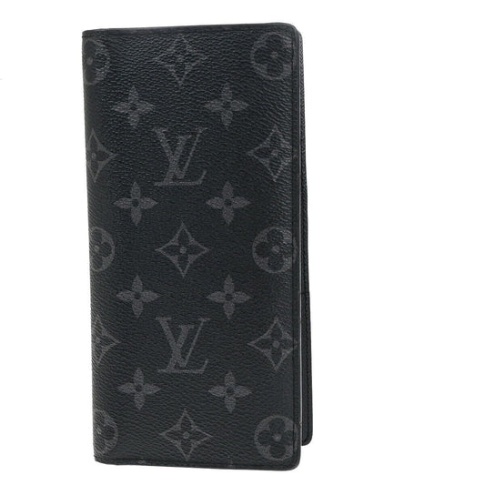 Louis Vuitton Brazza Black Canvas Wallet Accessories