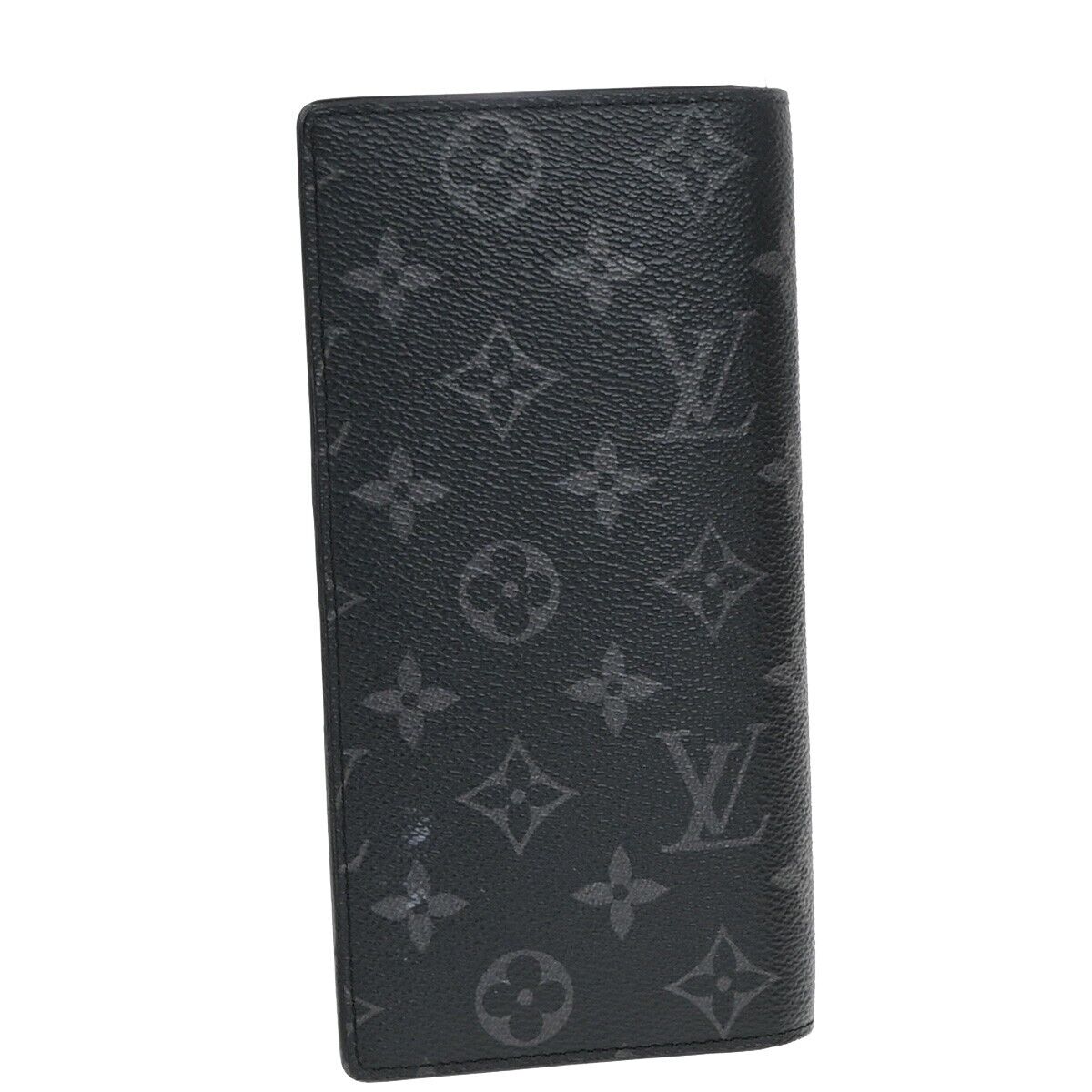 Louis Vuitton Brazza Black Canvas Wallet Accessories