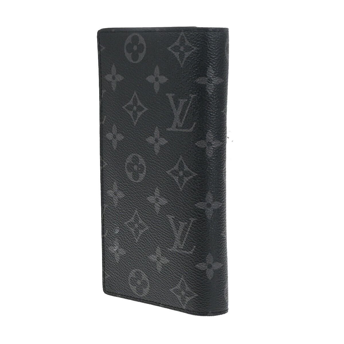 Louis Vuitton Brazza Black Canvas Wallet Accessories