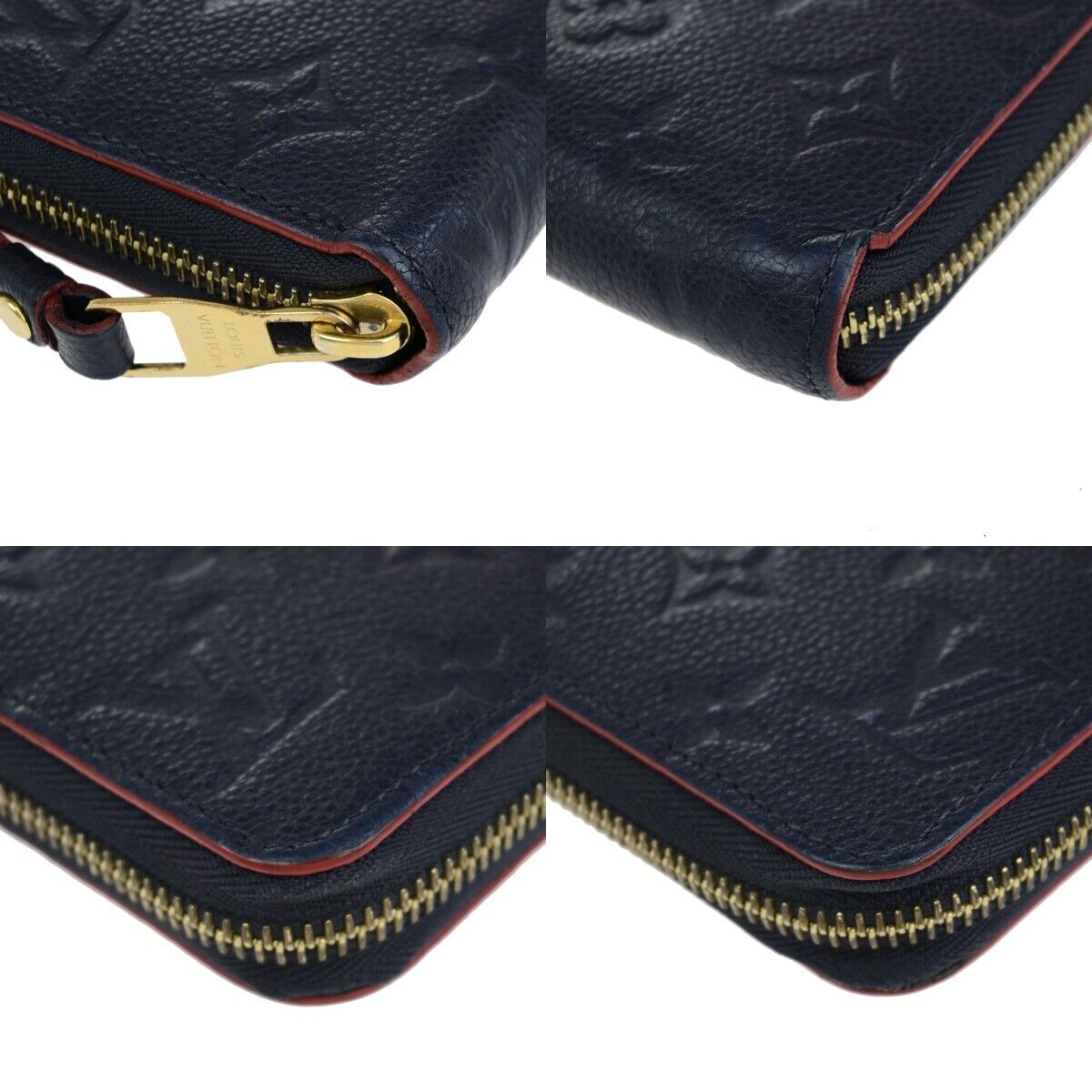 Louis Vuitton Zippy wallet Navy Leather Wallet Accessories