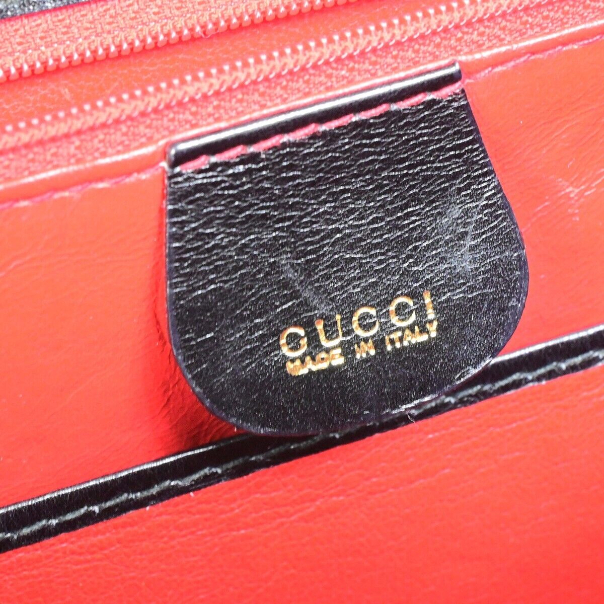 Gucci Bamboo Black Leather Hand Bag