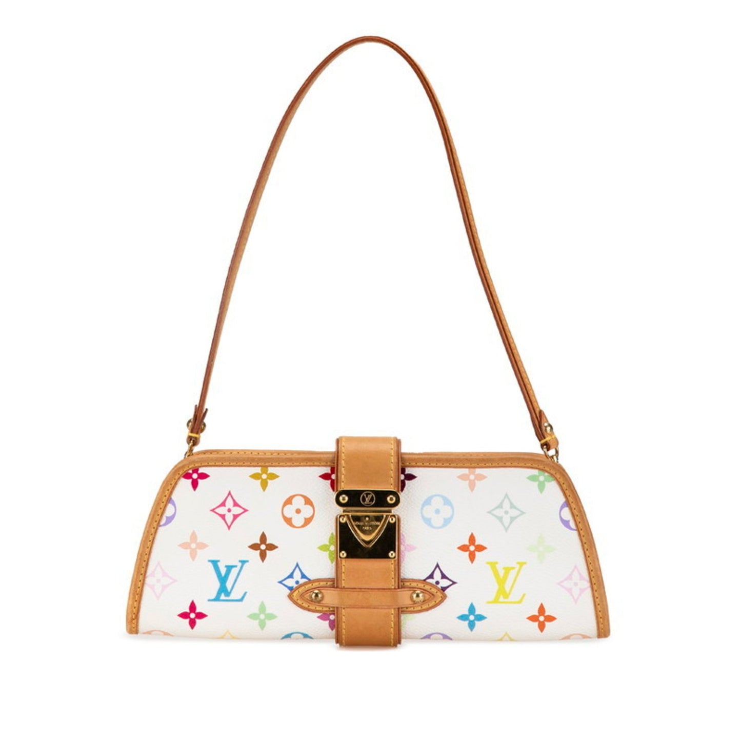 Louis Vuitton Shirley White Canvas Shoulder Bag