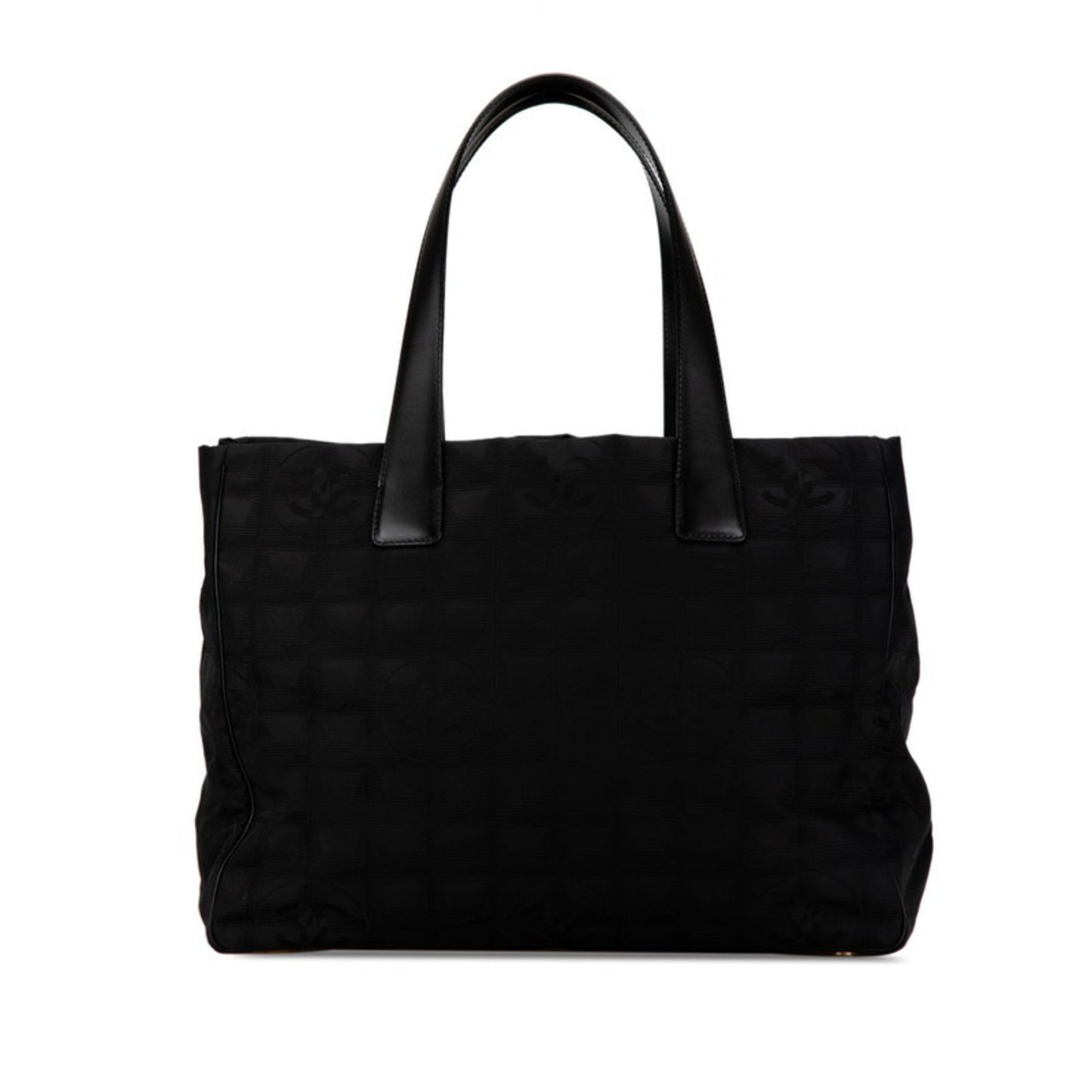 Chanel Travel line Black Synthetic Tote Bag