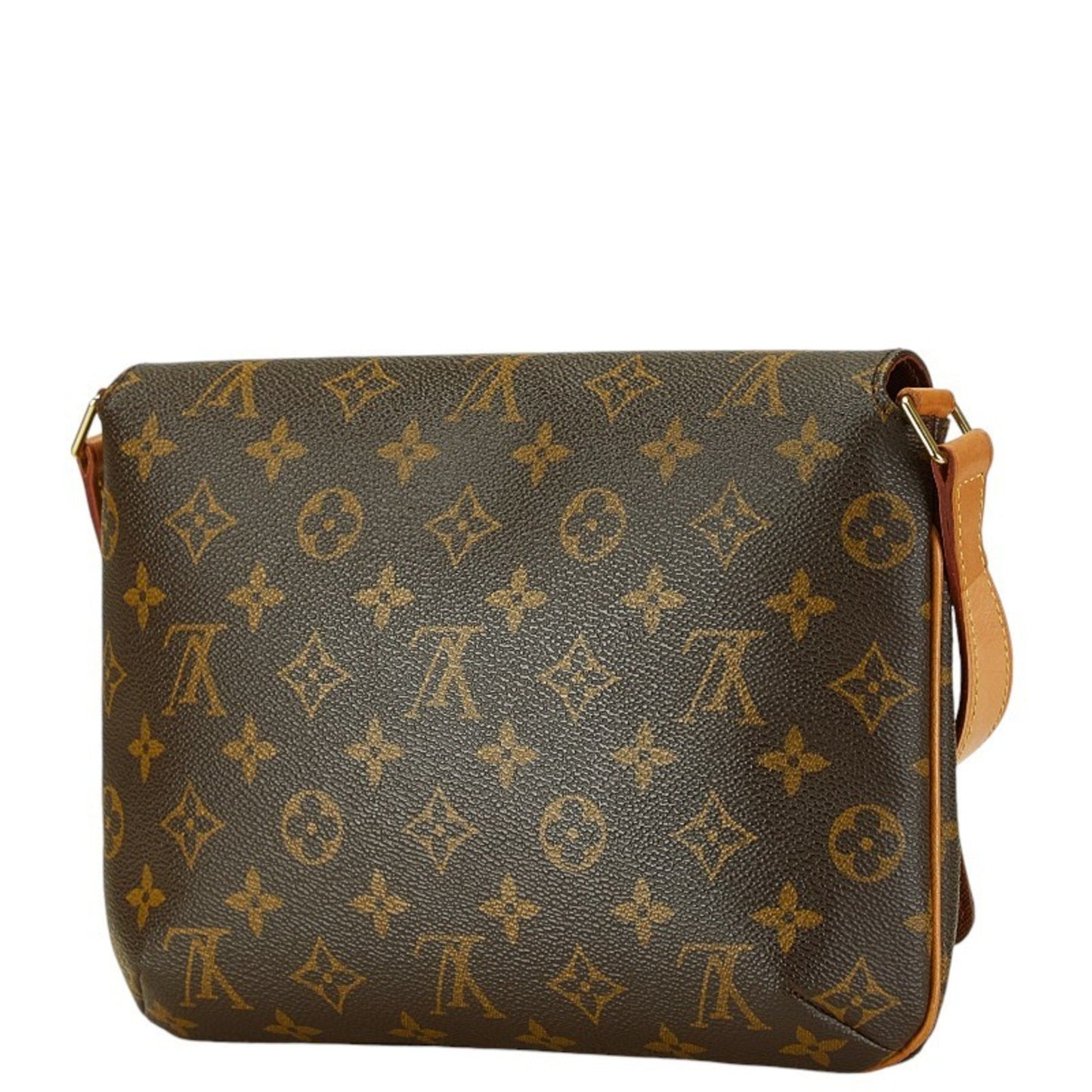 Louis Vuitton Musette Tango Brown Canvas Shoulder Bag