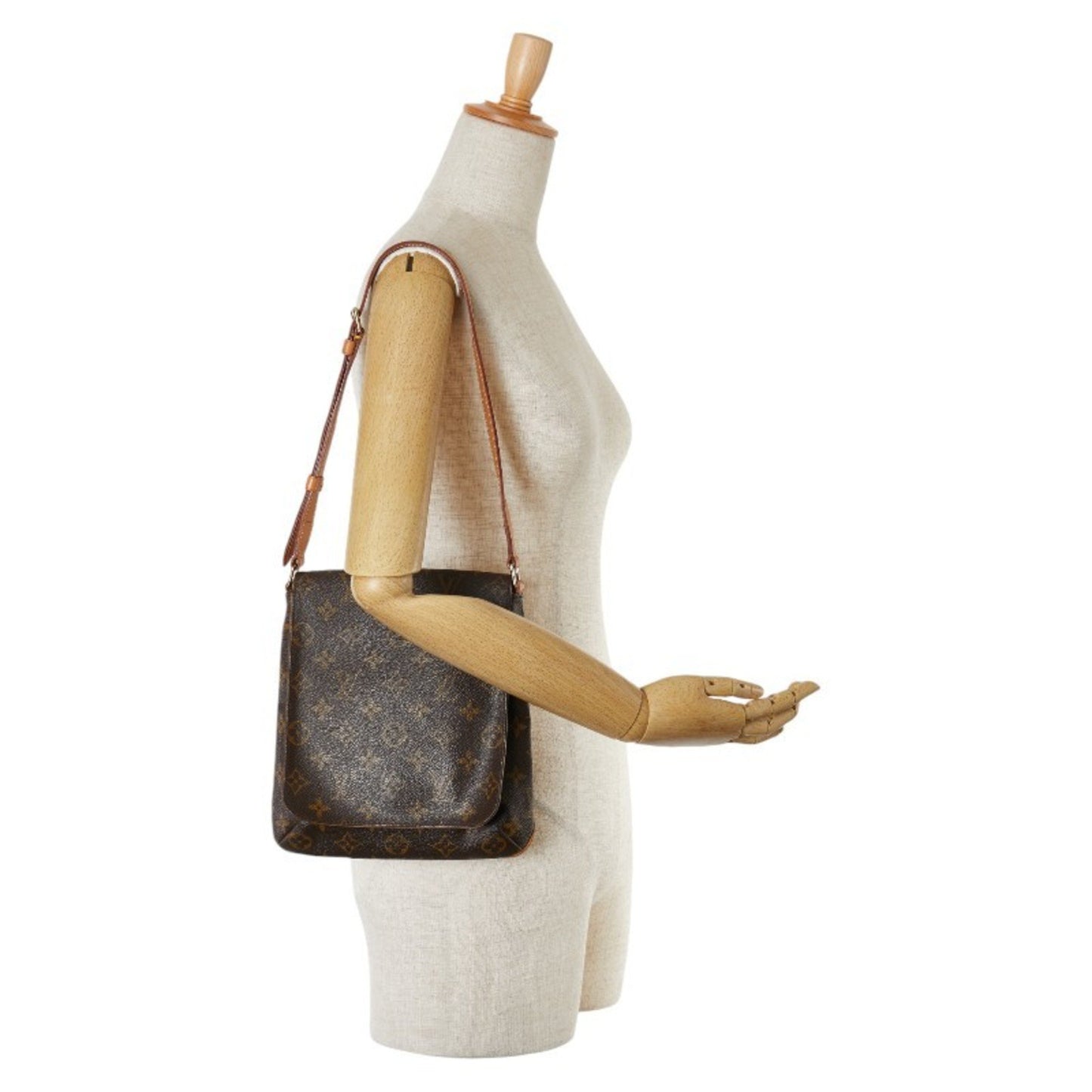 Louis Vuitton Musette Salsa Brown Canvas Shoulder Bag