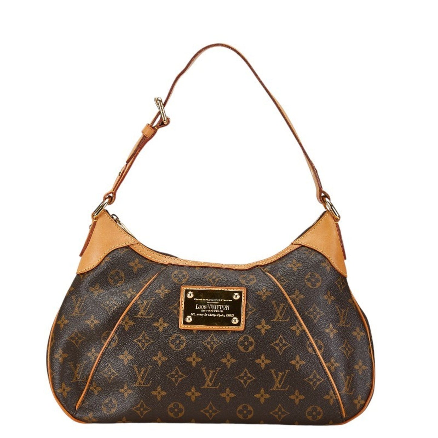 Louis Vuitton Thames Brown Canvas Hand Bag