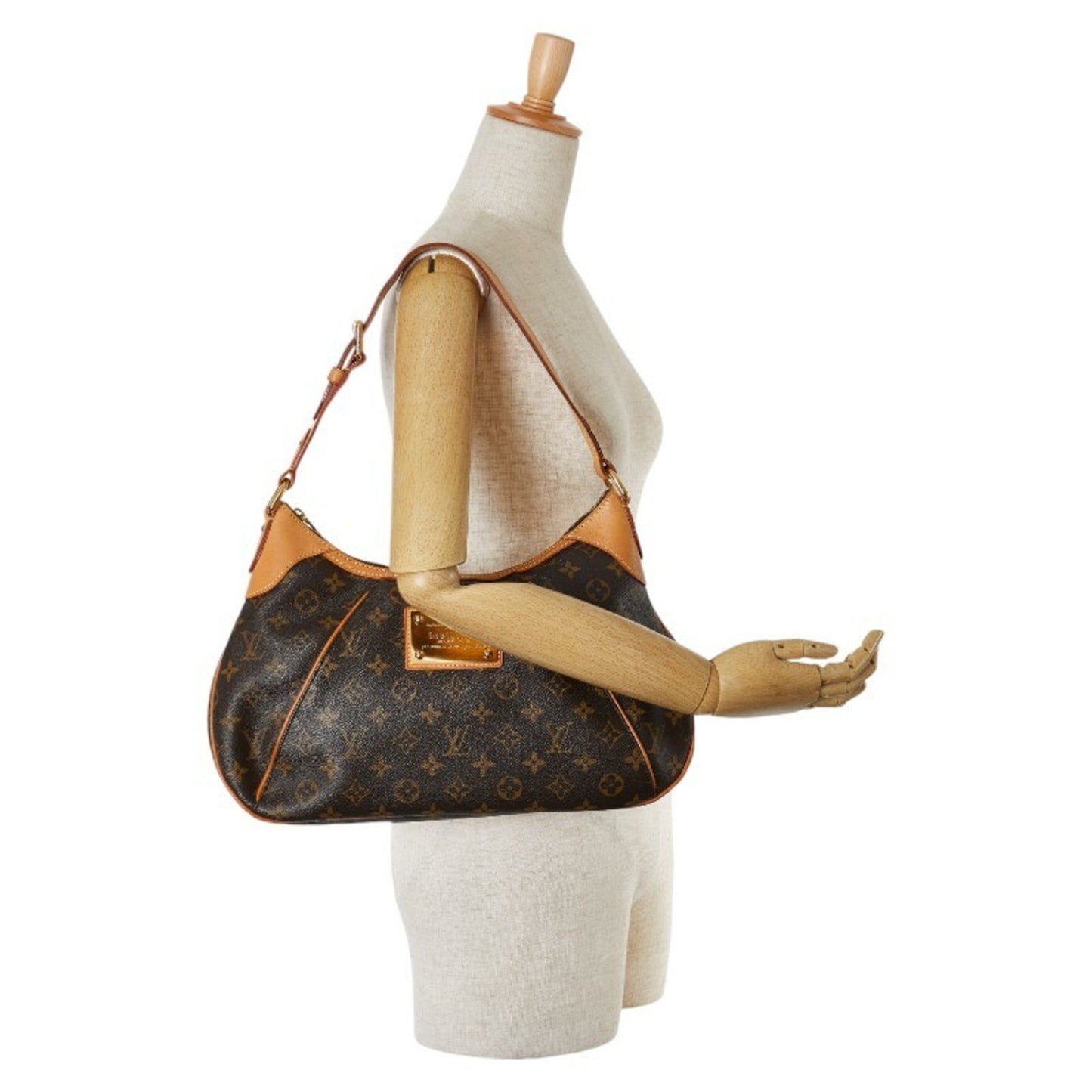 Louis Vuitton Thames Brown Canvas Hand Bag