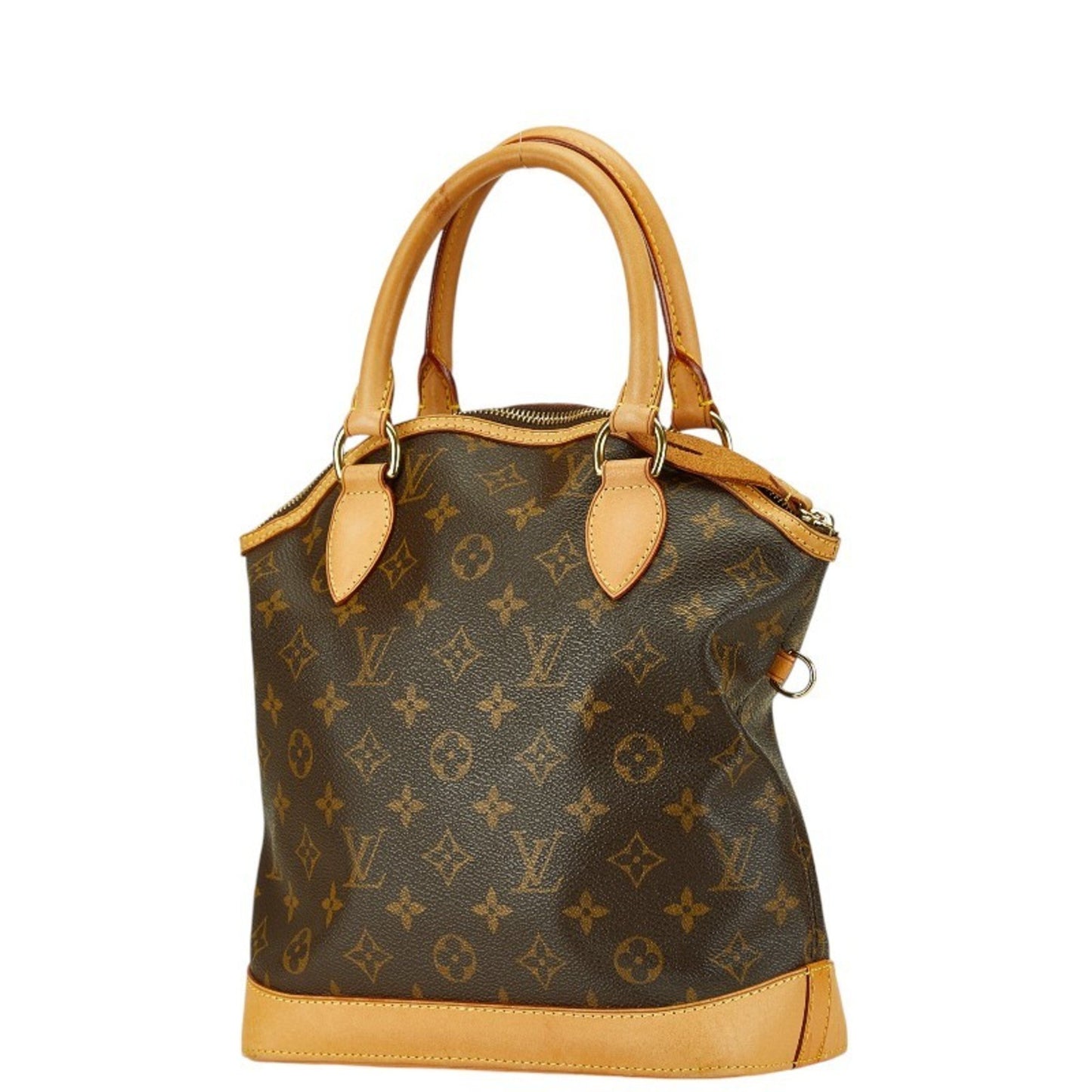 Louis Vuitton Lockit Brown Canvas Tote Bag