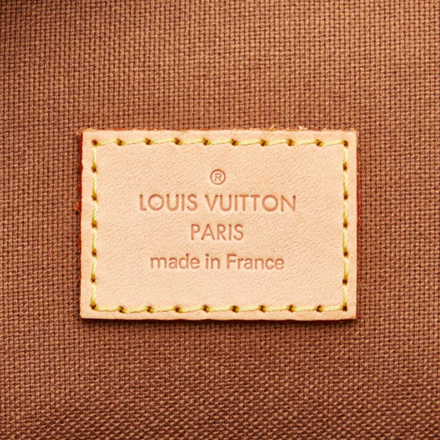 Louis Vuitton Lockit Brown Canvas Tote Bag