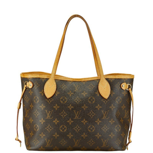 Louis Vuitton Neverfull PM Brown Canvas Tote Bag