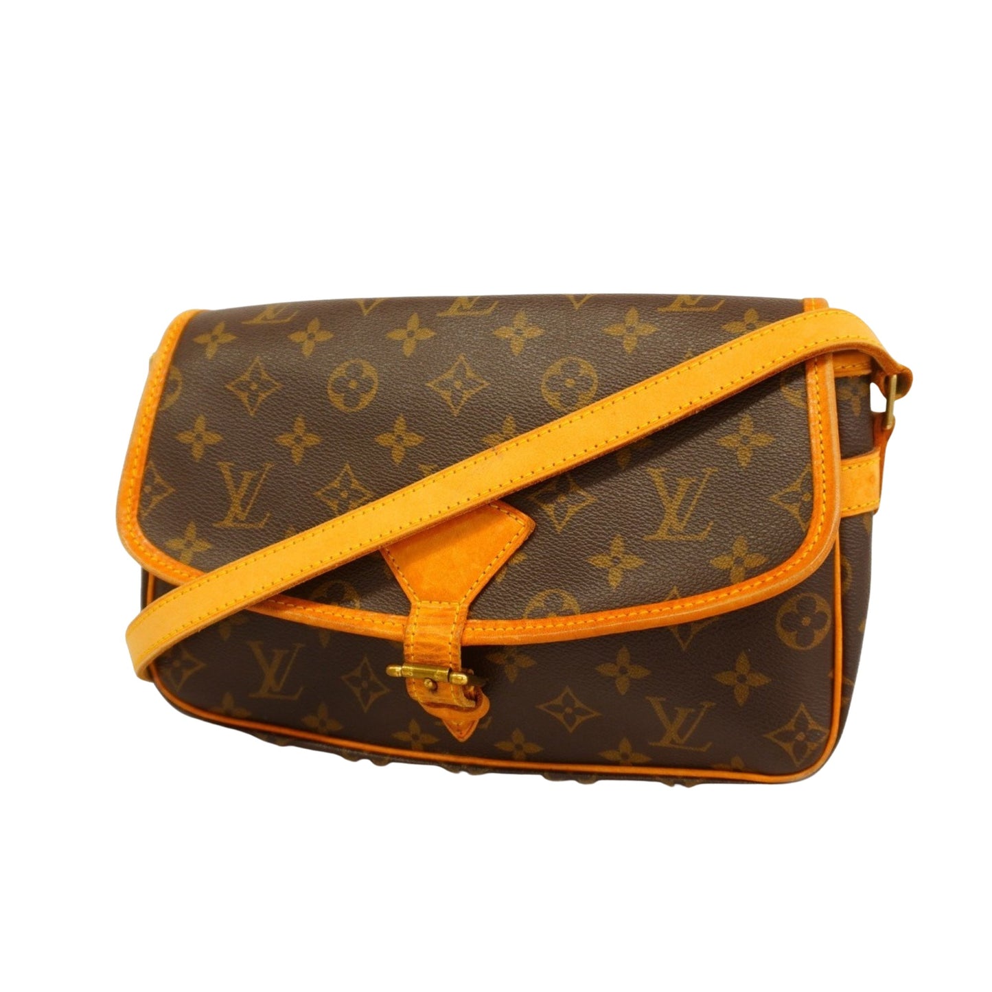 Louis Vuitton Sologne Brown Canvas Shoulder Bag