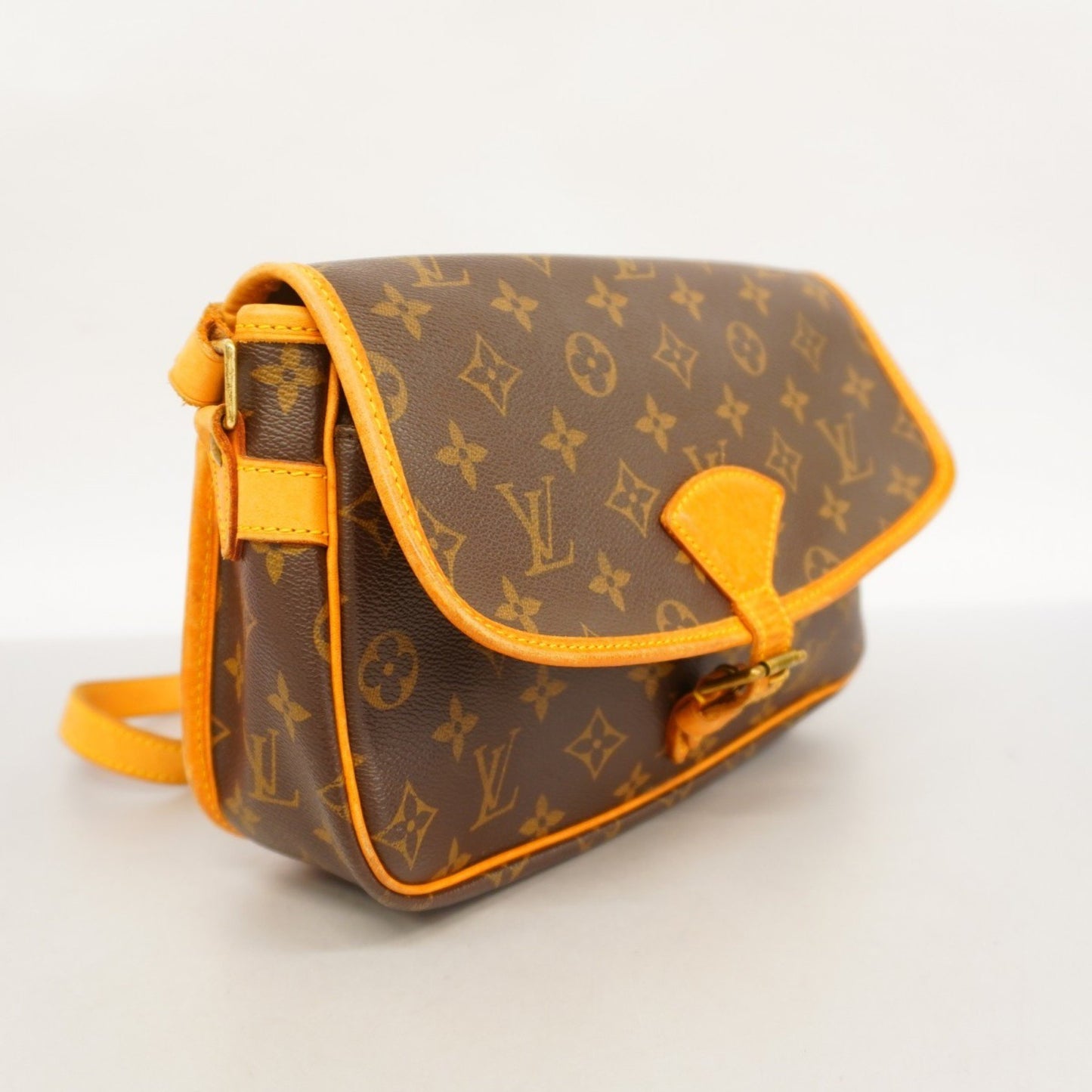 Louis Vuitton Sologne Brown Canvas Shoulder Bag