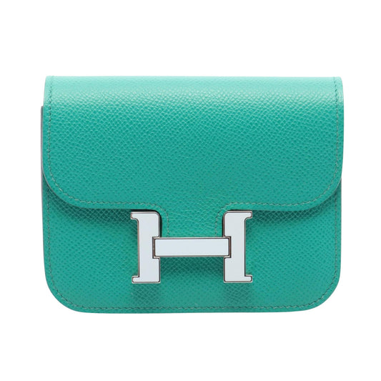 Hermès Constance Green Leather Wallet Accessories