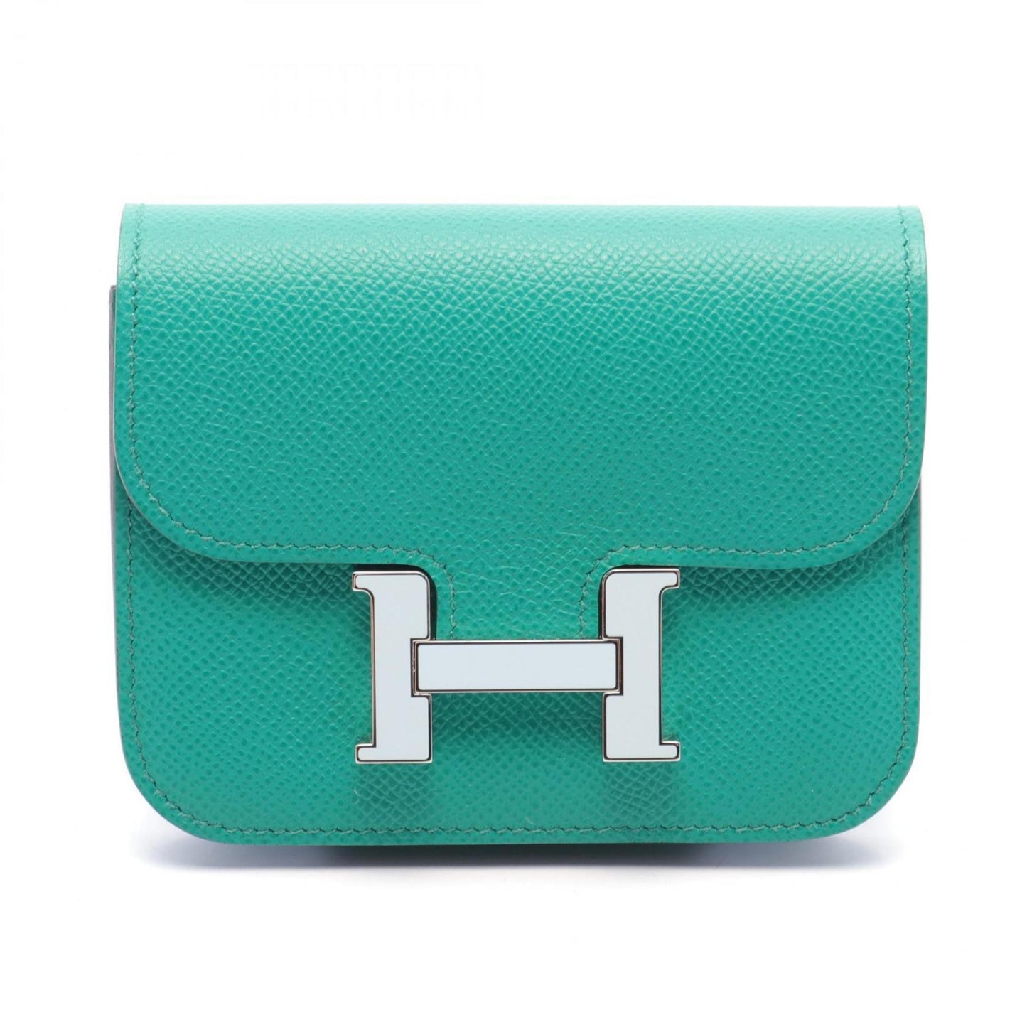 Hermès Constance Green Leather Wallet Accessories