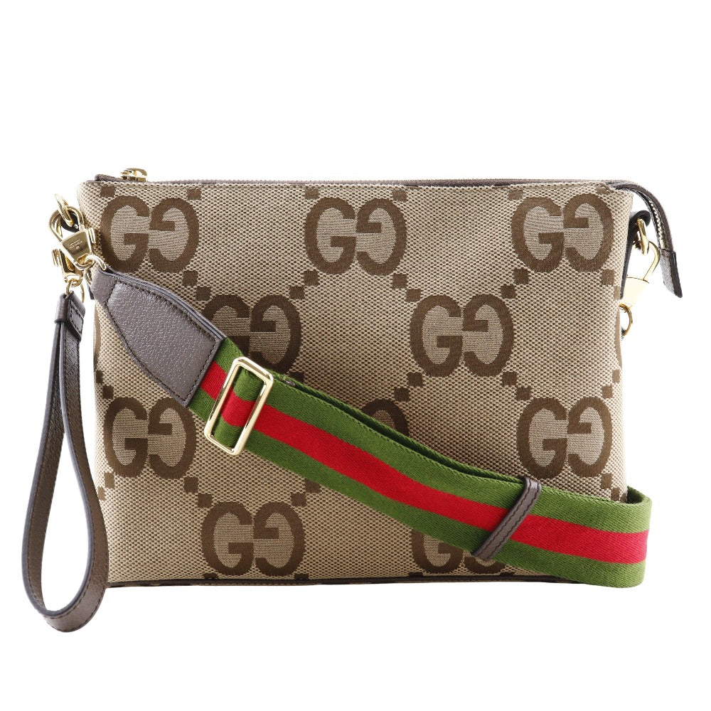 Gucci Messenger Beige Canvas Shoulder Bag