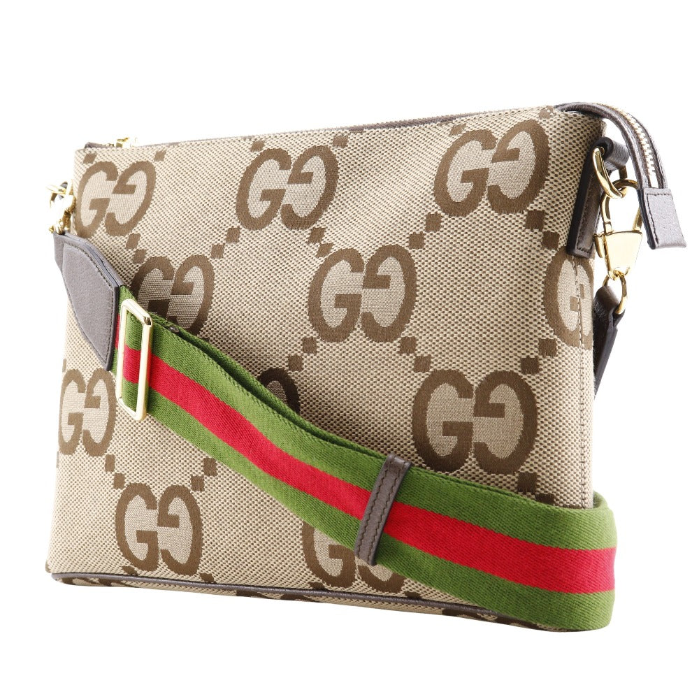 Gucci Messenger Beige Canvas Shoulder Bag