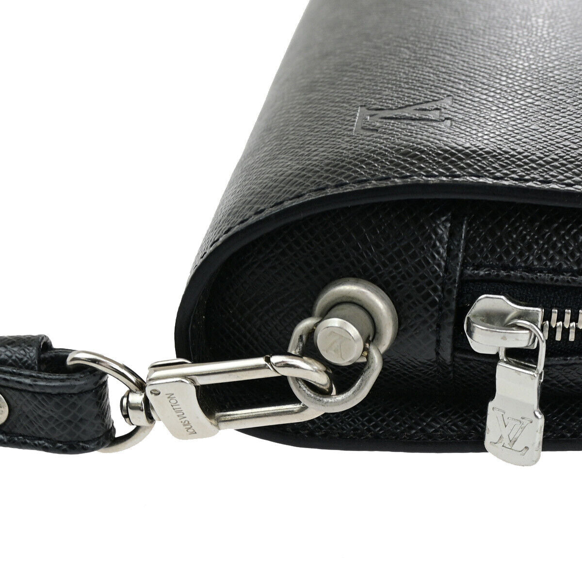 Louis Vuitton Baikal Black Leather Hand Bag