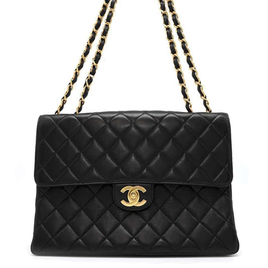 Chanel Flap bag Black Leather Shoulder Bag