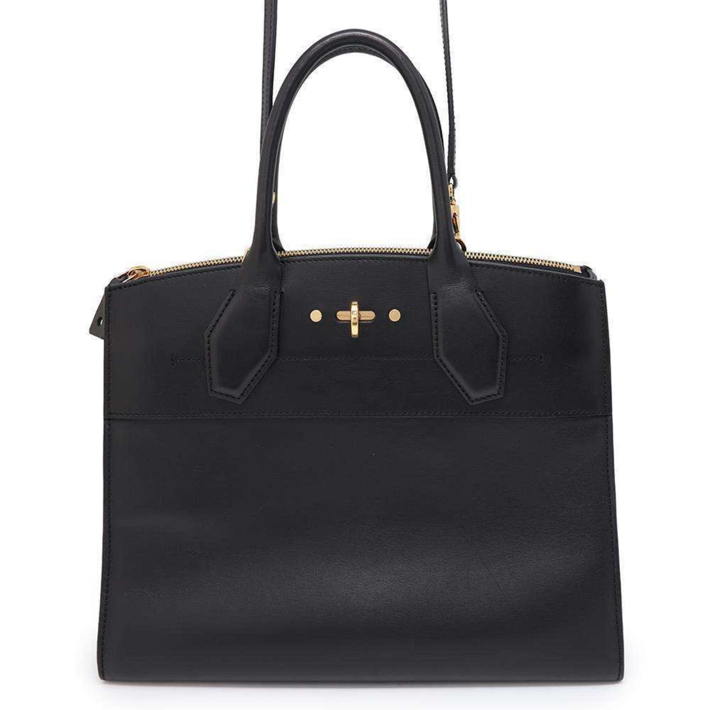 Louis Vuitton City steamer Black Leather Hand Bag