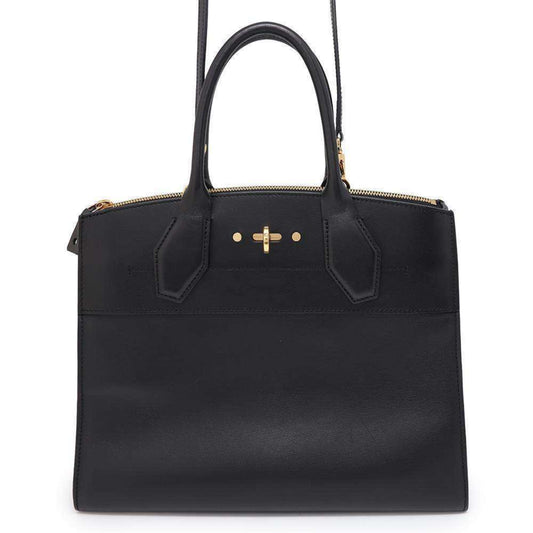 Louis Vuitton City steamer Black Leather Hand Bag