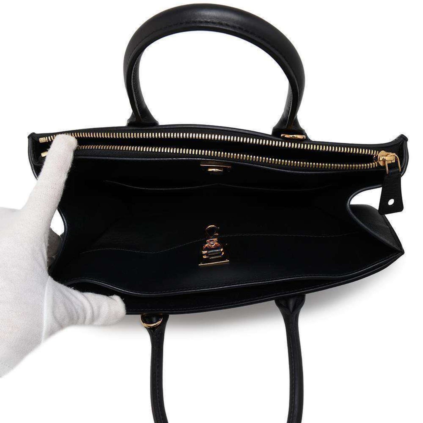 Louis Vuitton City steamer Black Leather Hand Bag