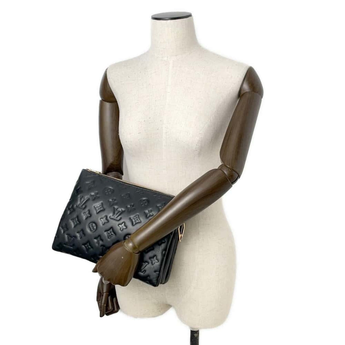 Louis Vuitton Coussin Black Canvas Shoulder Bag