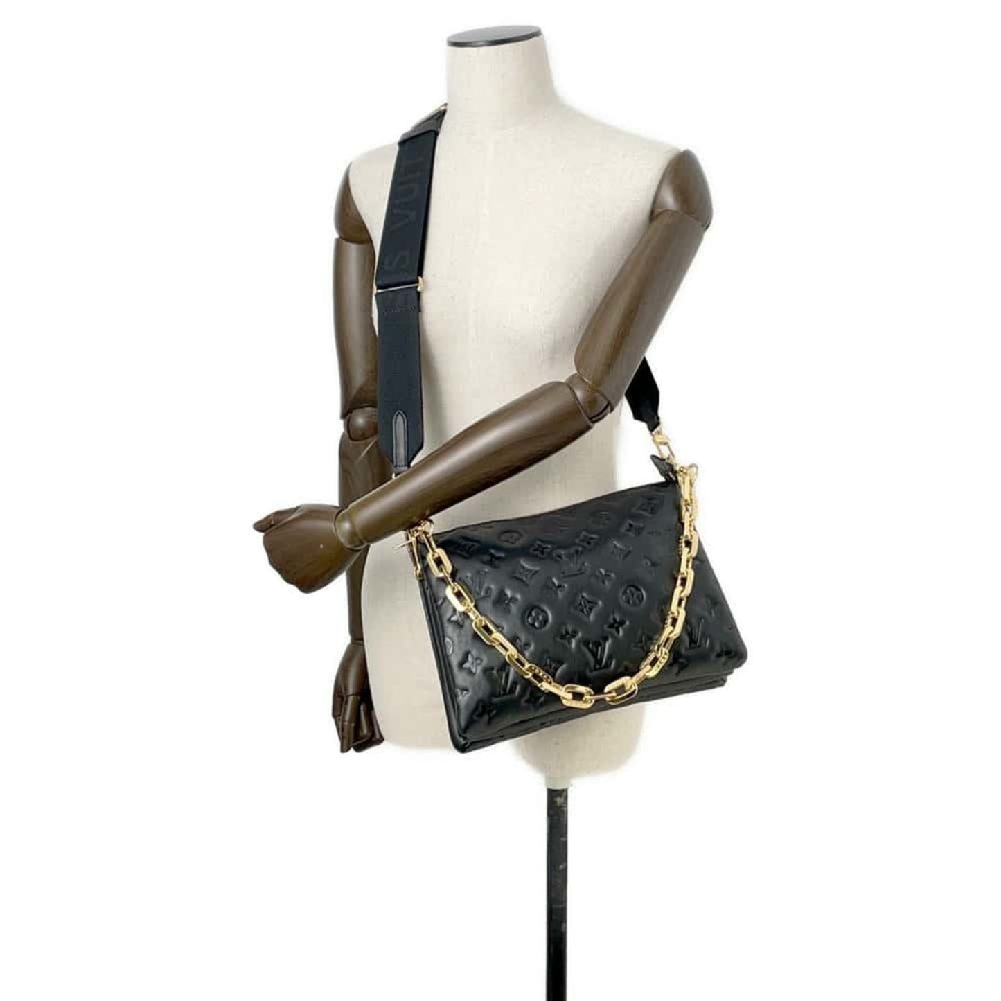 Louis Vuitton Coussin Black Canvas Shoulder Bag