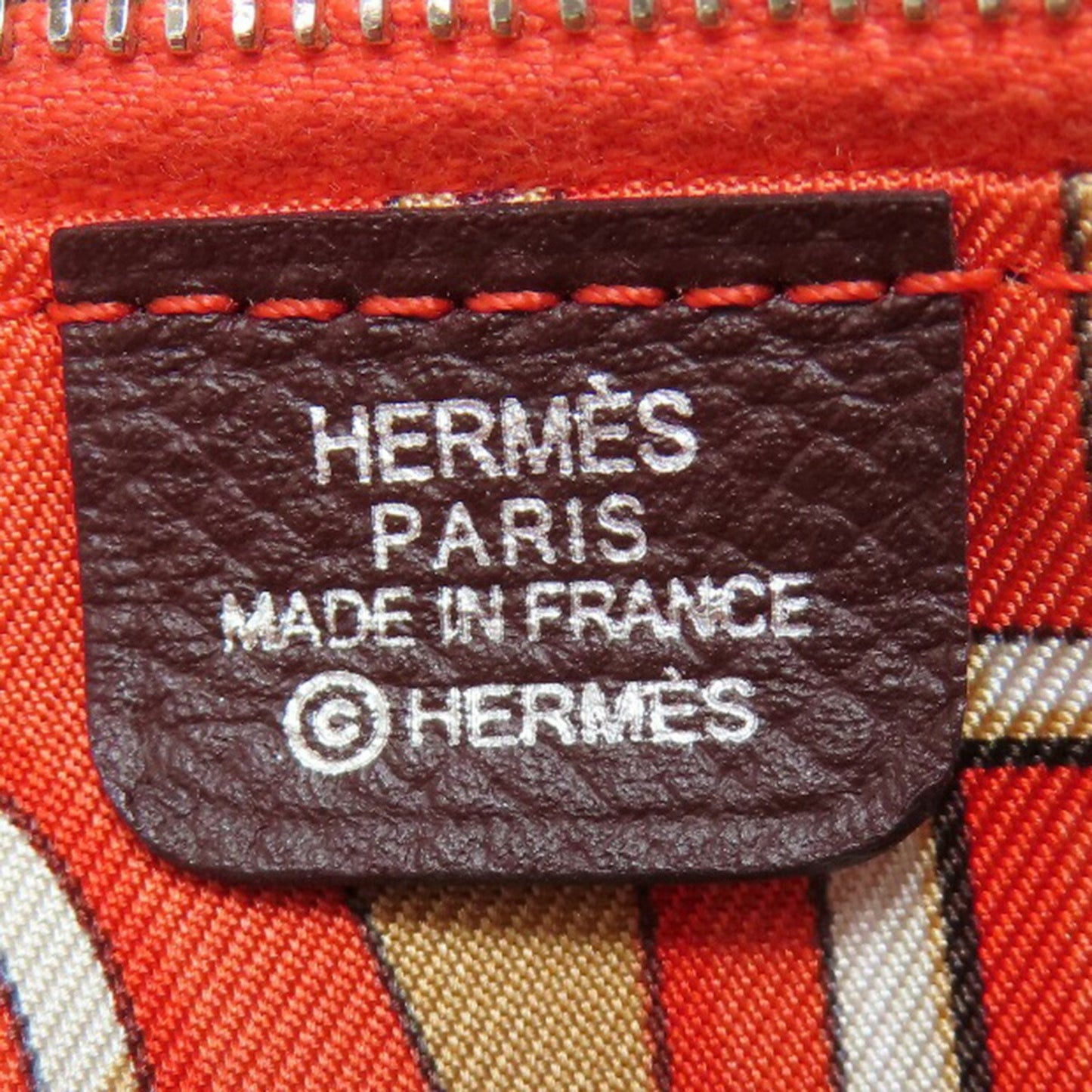 Hermès Silk'In Burgundy Leather Wallet Accessories