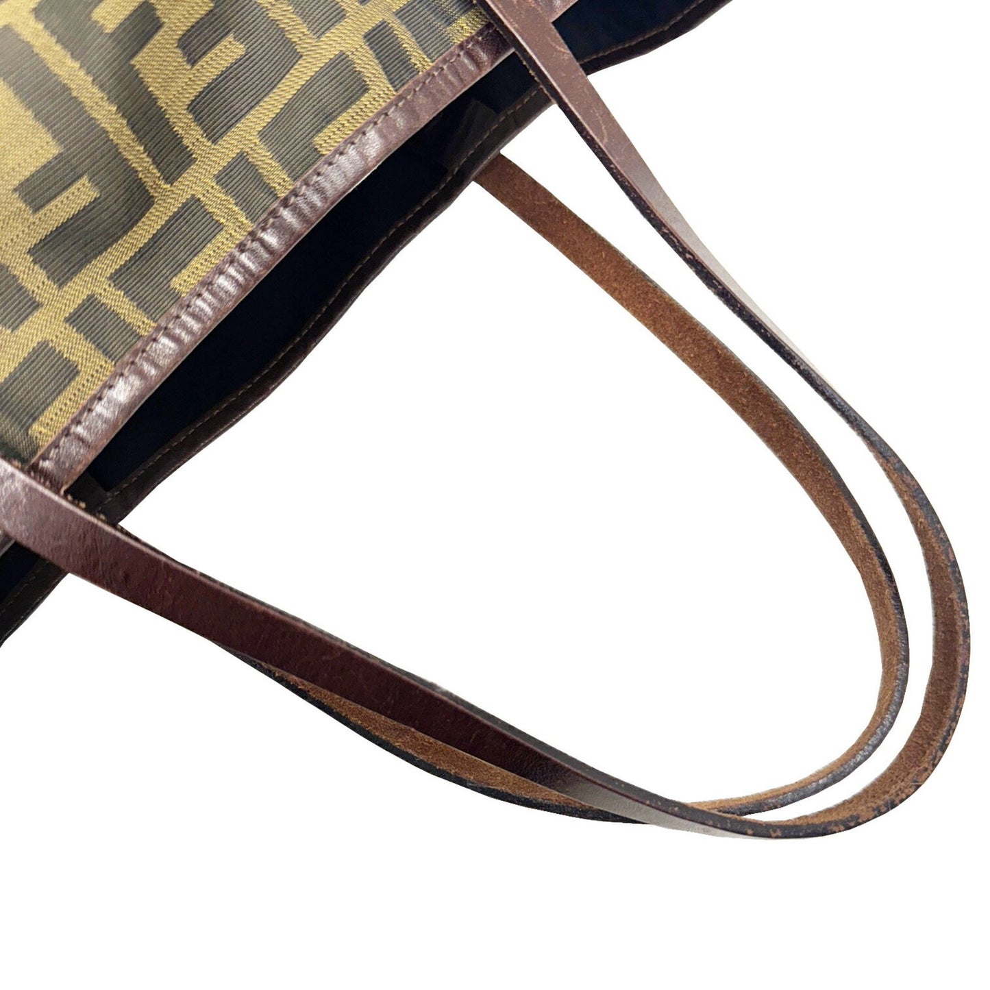 Fendi Brown Canvas Tote Bag