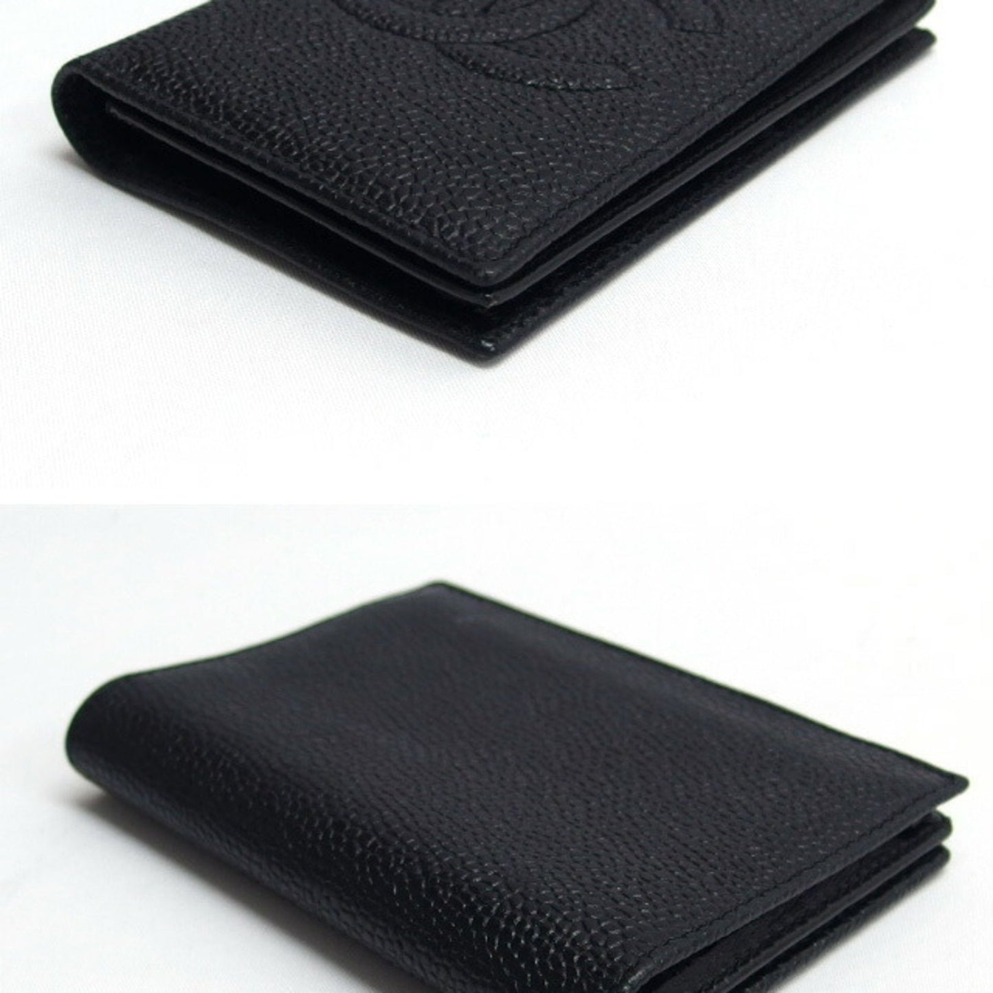 Chanel Black Leather Wallet Accessories