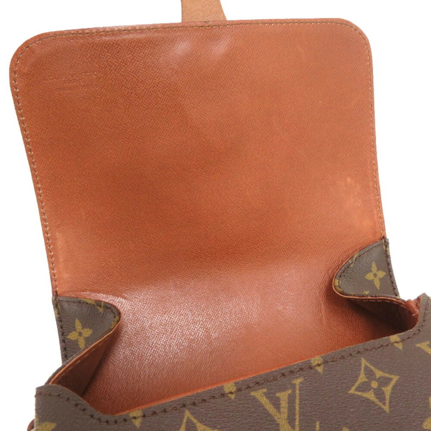 Louis Vuitton Cartouchière Brown Canvas Shoulder Bag