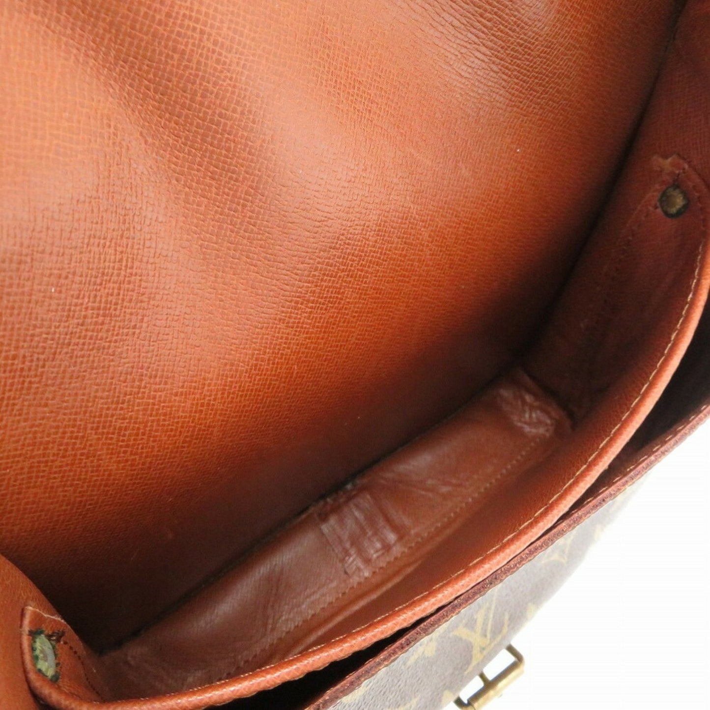 Louis Vuitton Cartouchière Brown Canvas Shoulder Bag