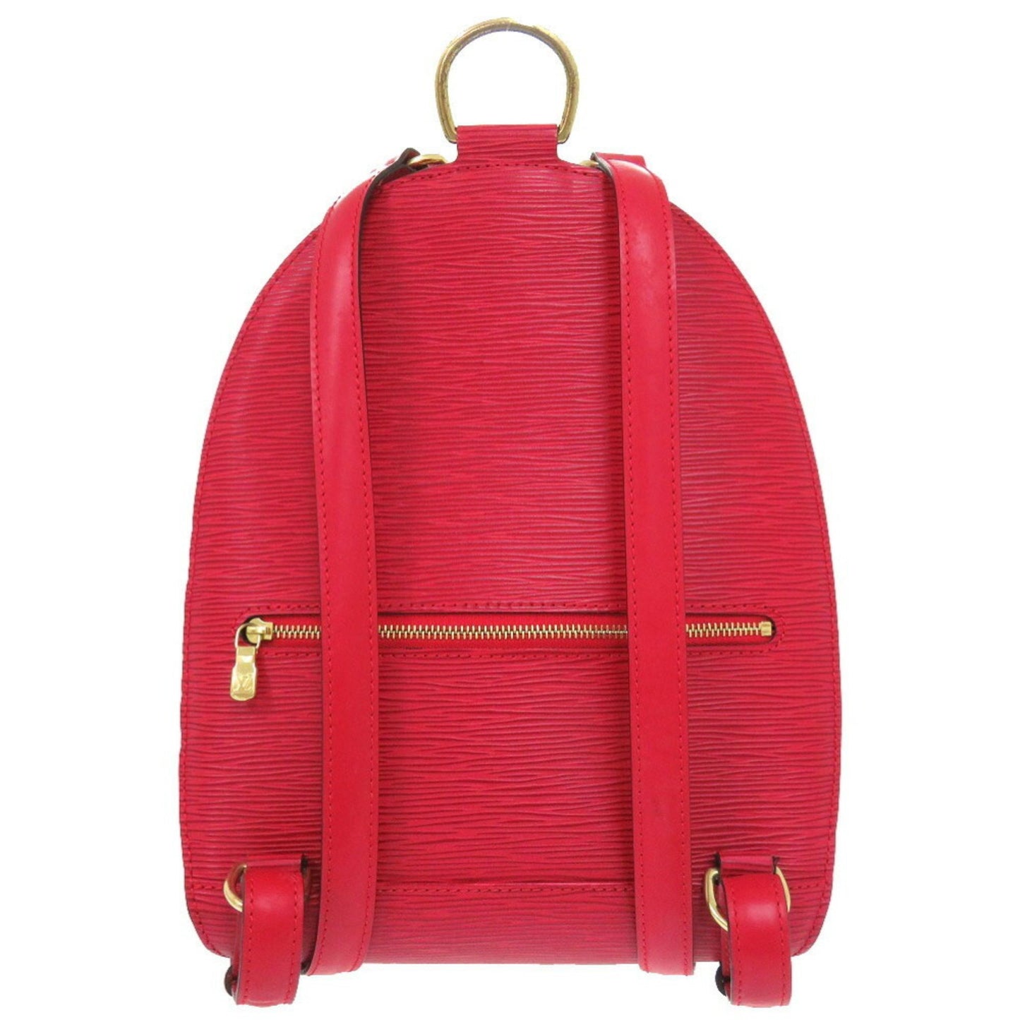 Louis Vuitton Red Leather Backpack Bag