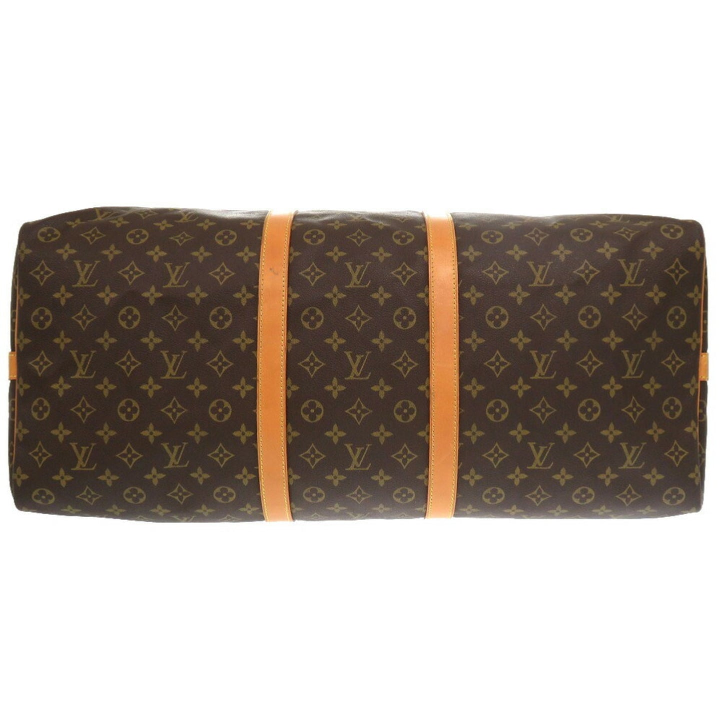 Louis Vuitton Keepall Bandoulière 60 Brown Canvas Travel Bag