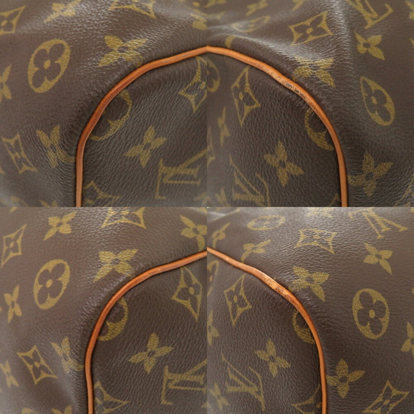 Louis Vuitton Keepall Bandoulière 60 Brown Canvas Travel Bag