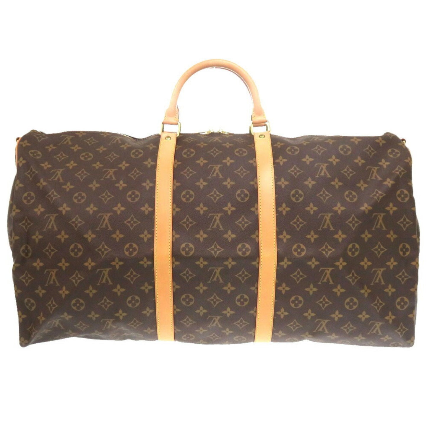 Louis Vuitton Keepall Bandoulière 60 Brown Canvas Travel Bag