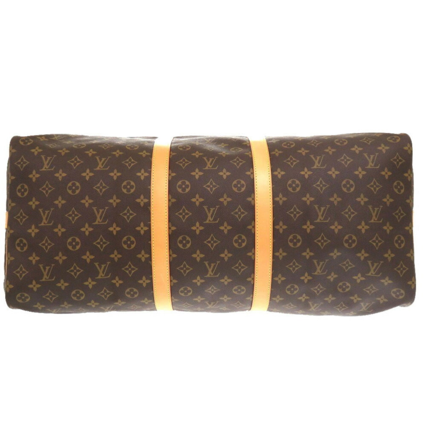 Louis Vuitton Keepall Bandoulière 60 Brown Canvas Travel Bag