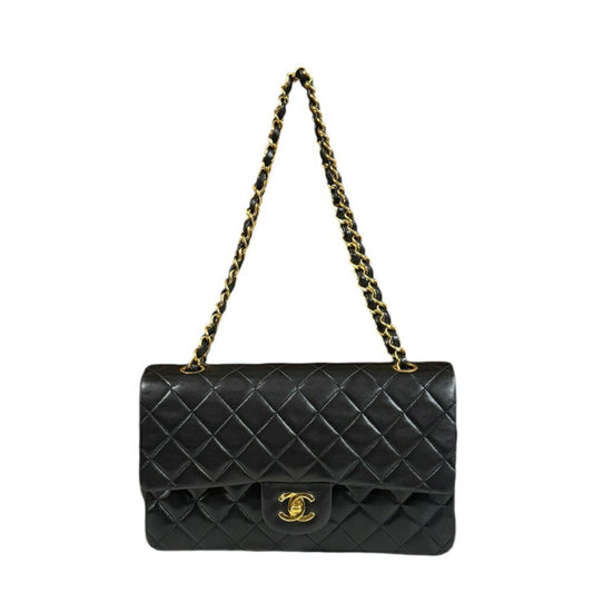 Chanel Timeless Black Leather Shoulder Bag