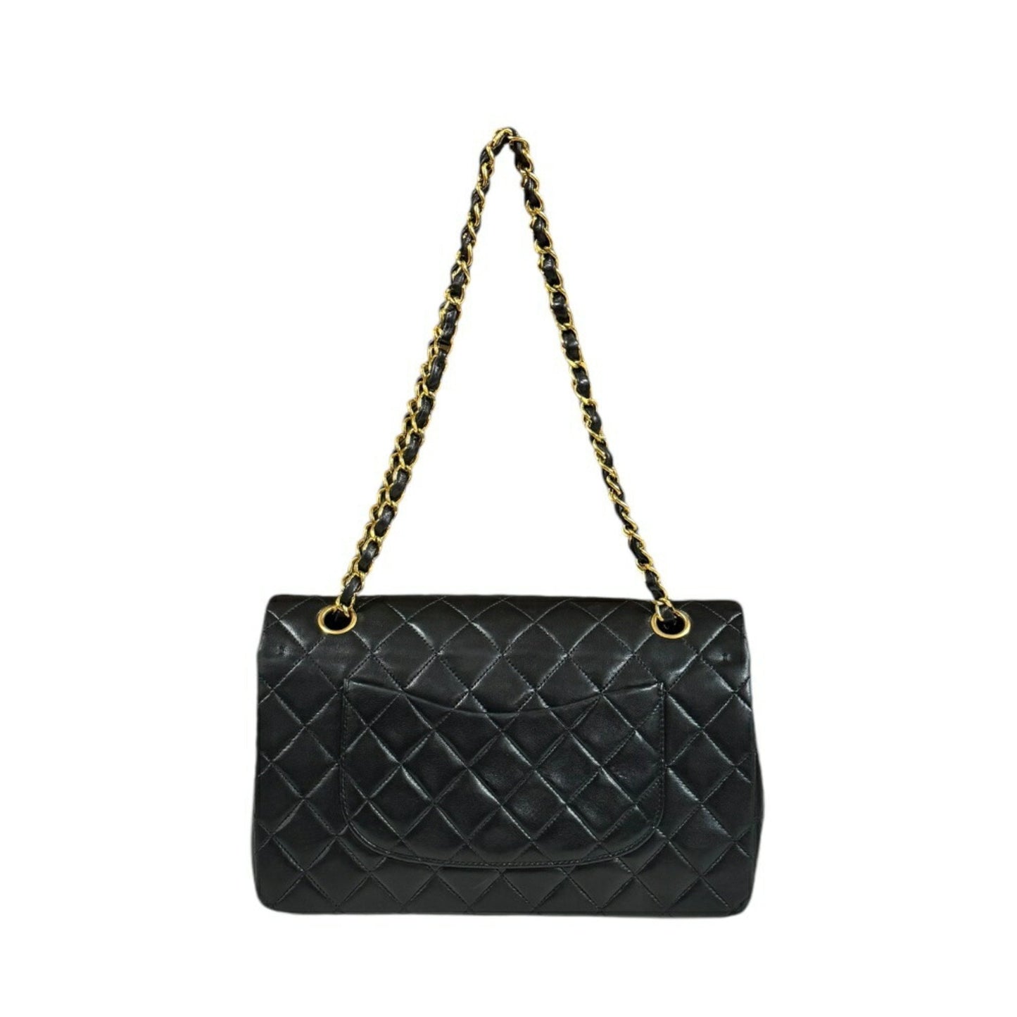 Chanel Timeless Black Leather Shoulder Bag