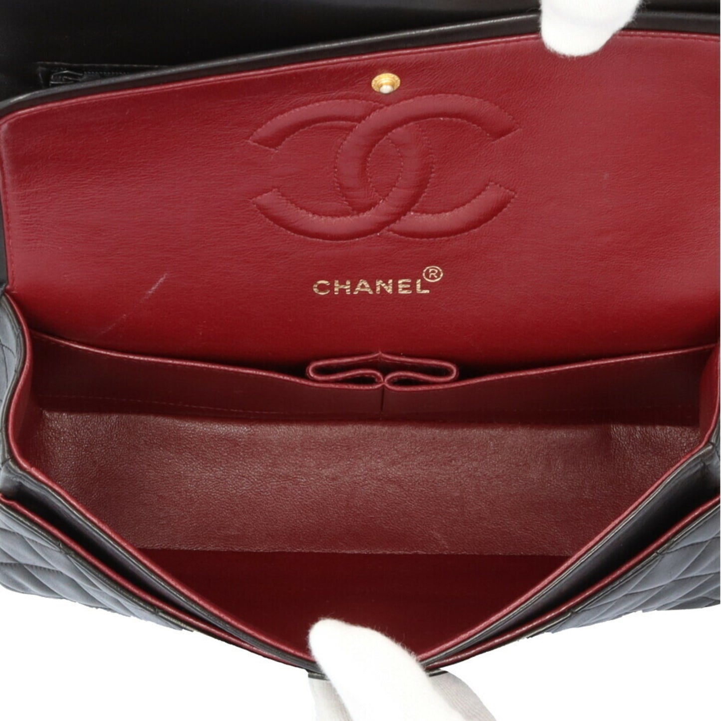 Chanel Timeless Black Leather Shoulder Bag