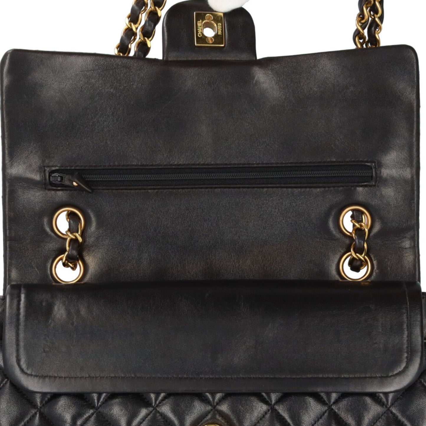 Chanel Timeless Black Leather Shoulder Bag