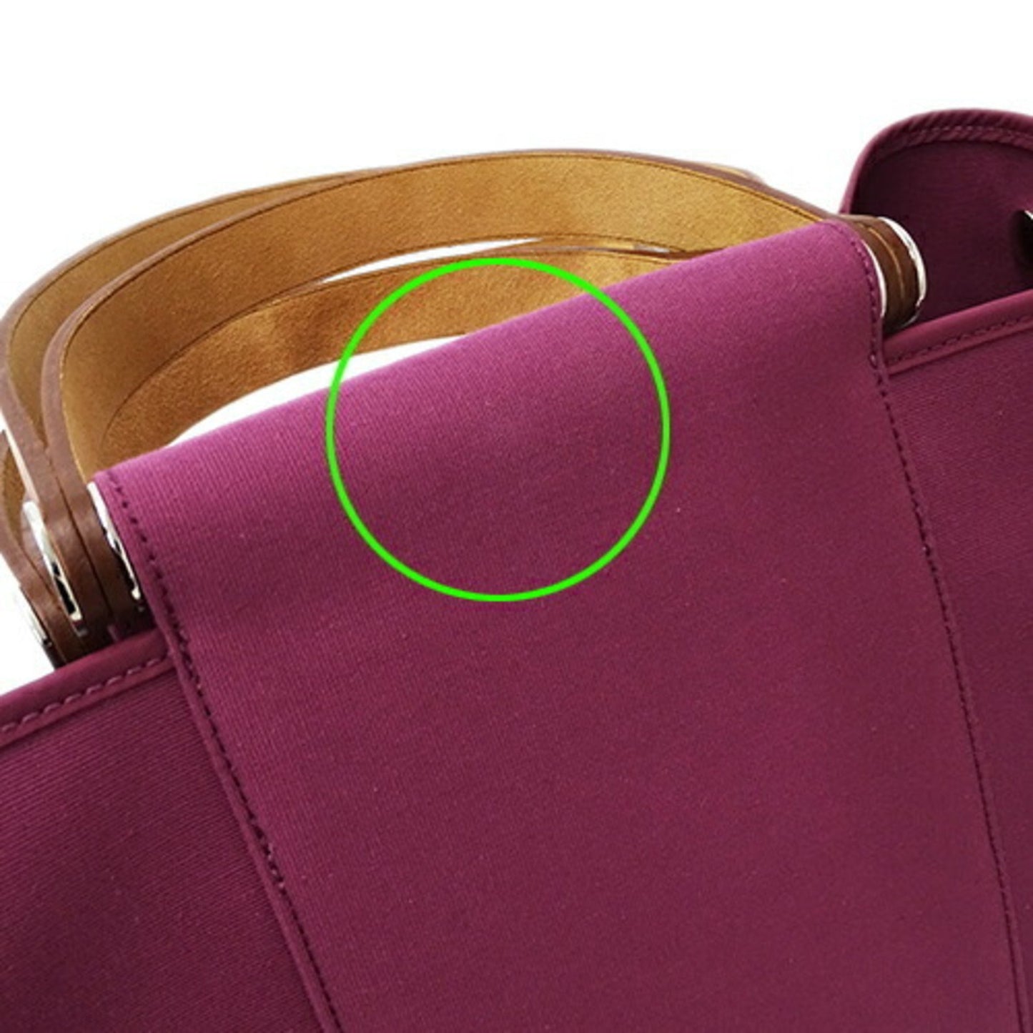 Hermès Cabag Purple Canvas Hand Bag