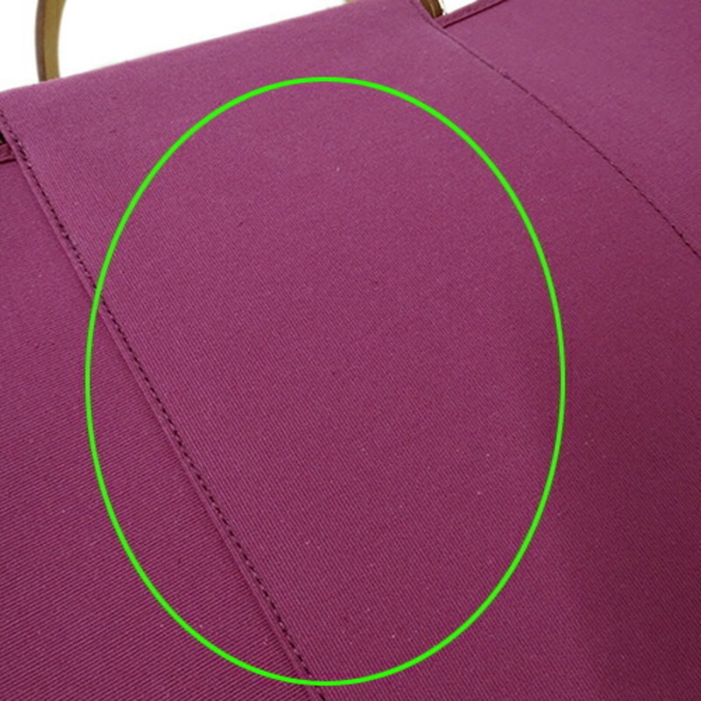 Hermès Cabag Purple Canvas Hand Bag