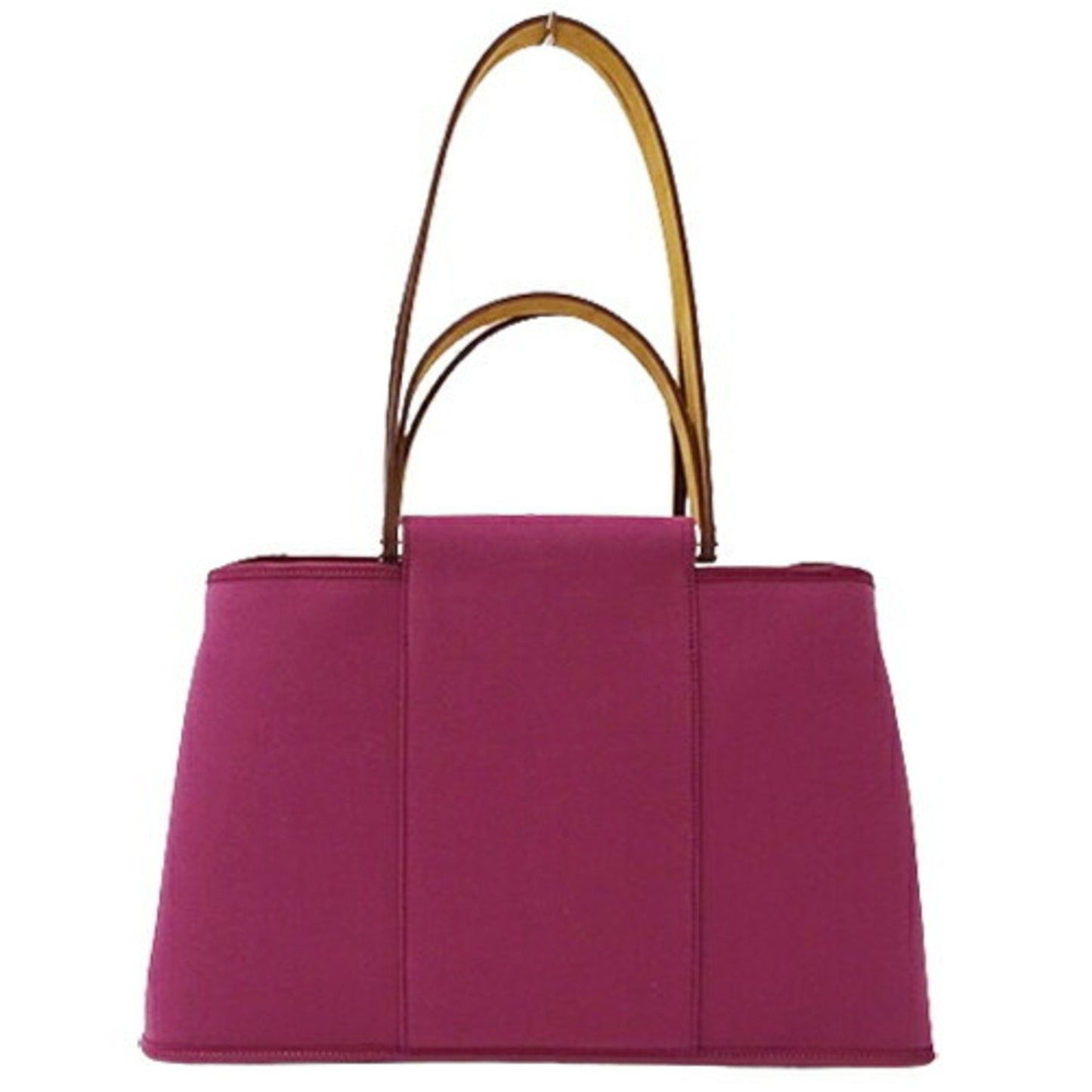 Hermès Cabag Purple Canvas Hand Bag