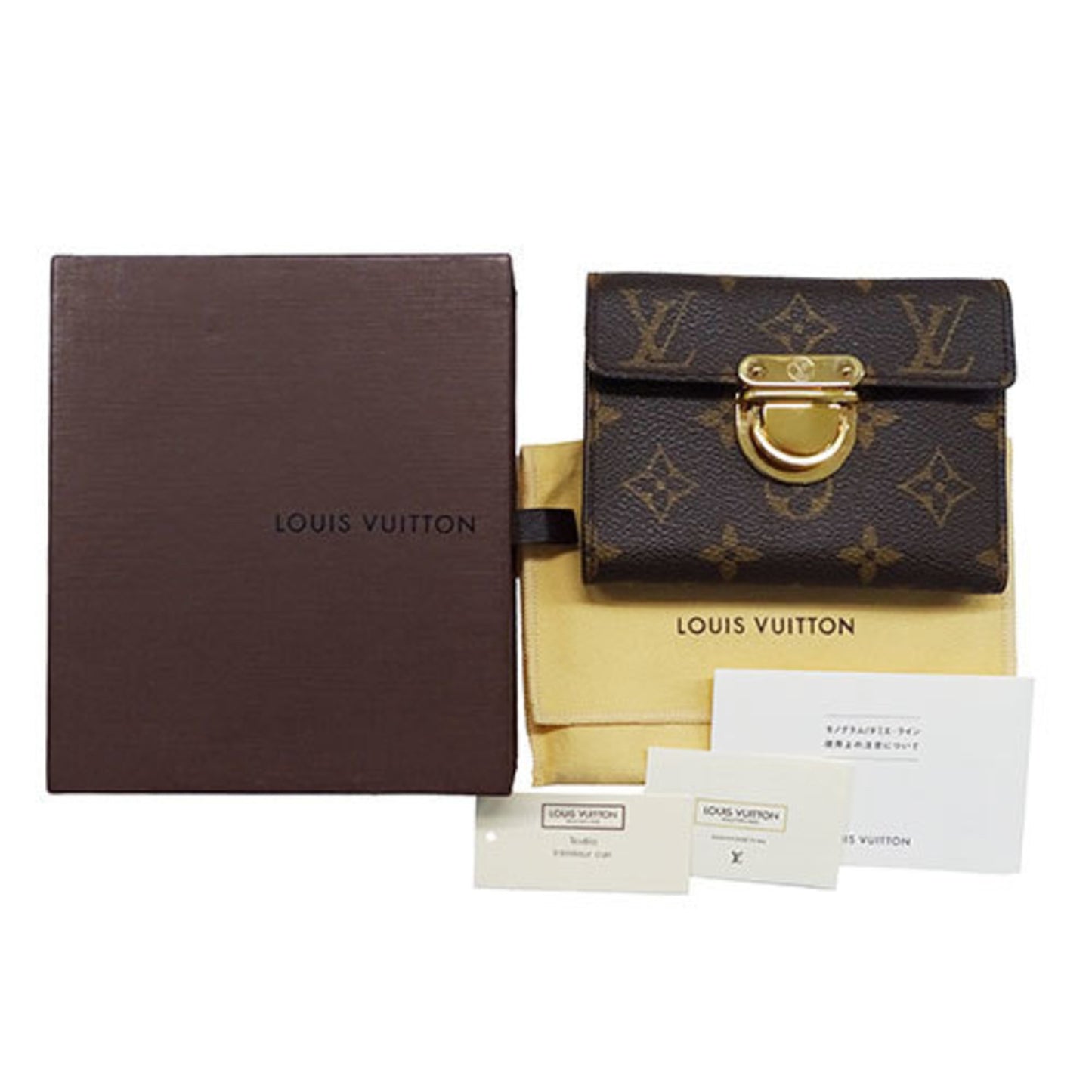 Louis Vuitton Koala Brown Canvas Wallet Accessories