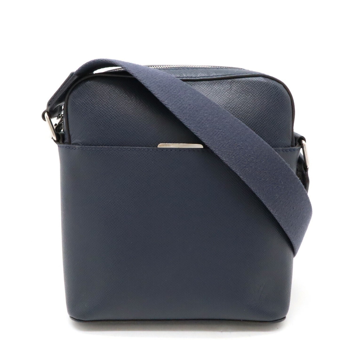 Louis Vuitton Anton Navy Leather Shoulder Bag