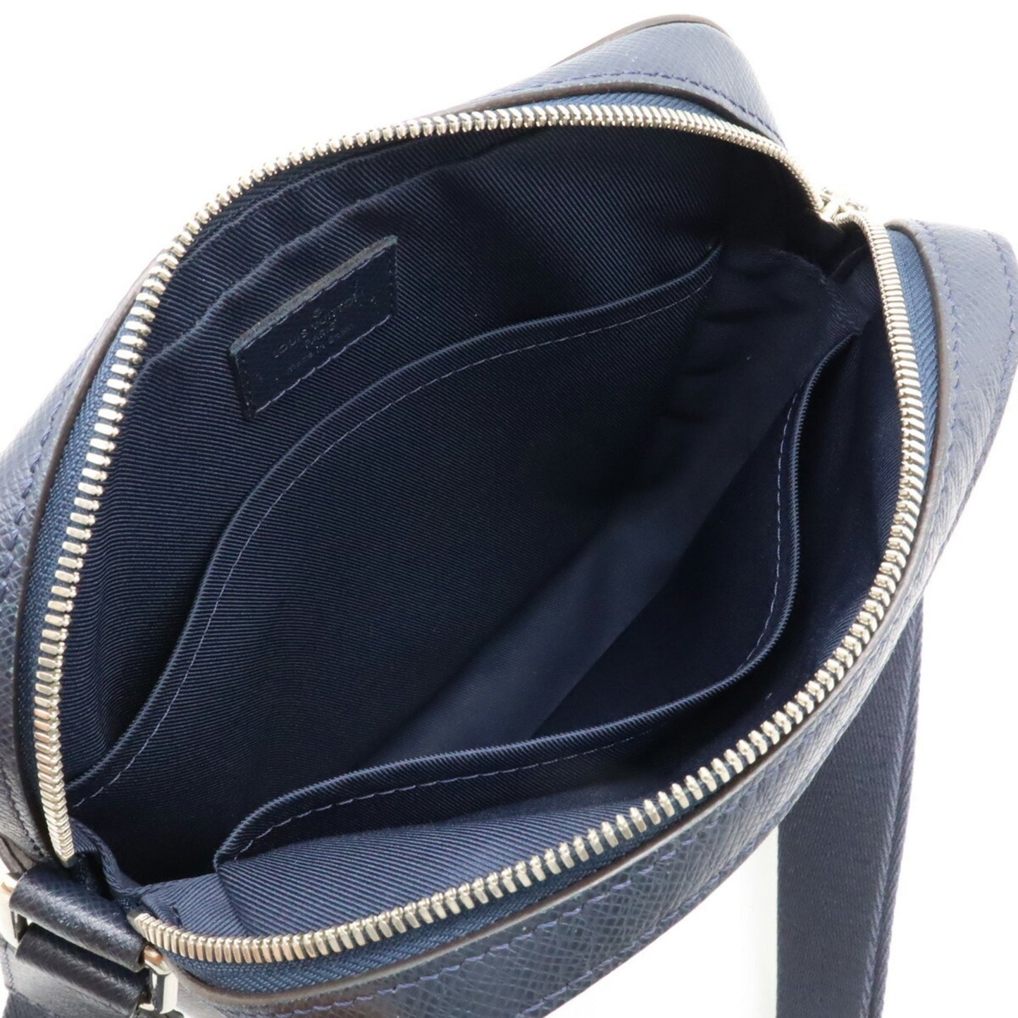 Louis Vuitton Anton Navy Leather Shoulder Bag