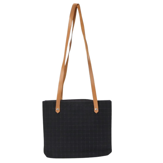 Hermès Ahmedabad Black Canvas Tote Bag