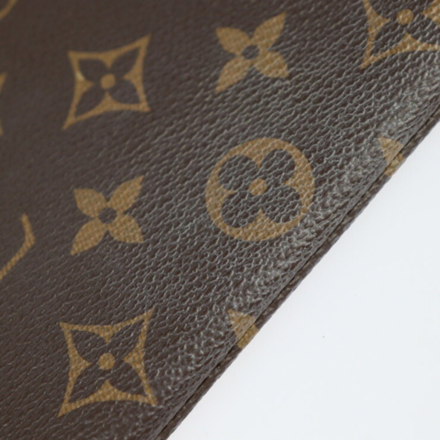 Louis Vuitton Daily Brown Canvas Clutch Bag