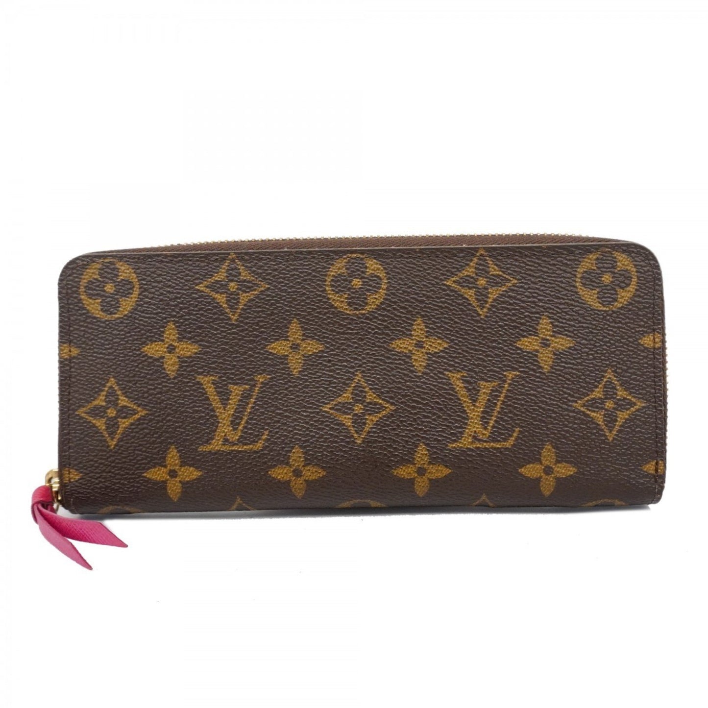 Louis Vuitton Portefeuille Clémence Brown Canvas Wallet Accessories